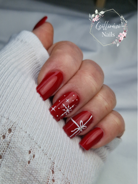 2025 Karácsonyi műköröm